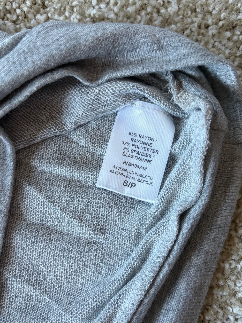 bobeau Gray Cold-Shoulder Ruffle Knit Top - Picture 9 of 10